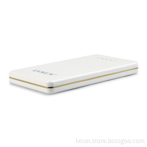 External power pack LS-B800/8,000mAh high capacity/ultra slim/LED flashlight/dual USB output
